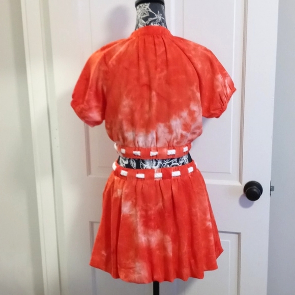 🧡The Shirt By Rochelle Behrens🧡 - Orange Tie Dye Set - Picture 2 of 16